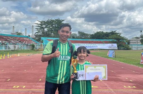 Amira Pelajar SD Mujahidin Juara Lomba Lari Tingkat Provinsi Kalbar