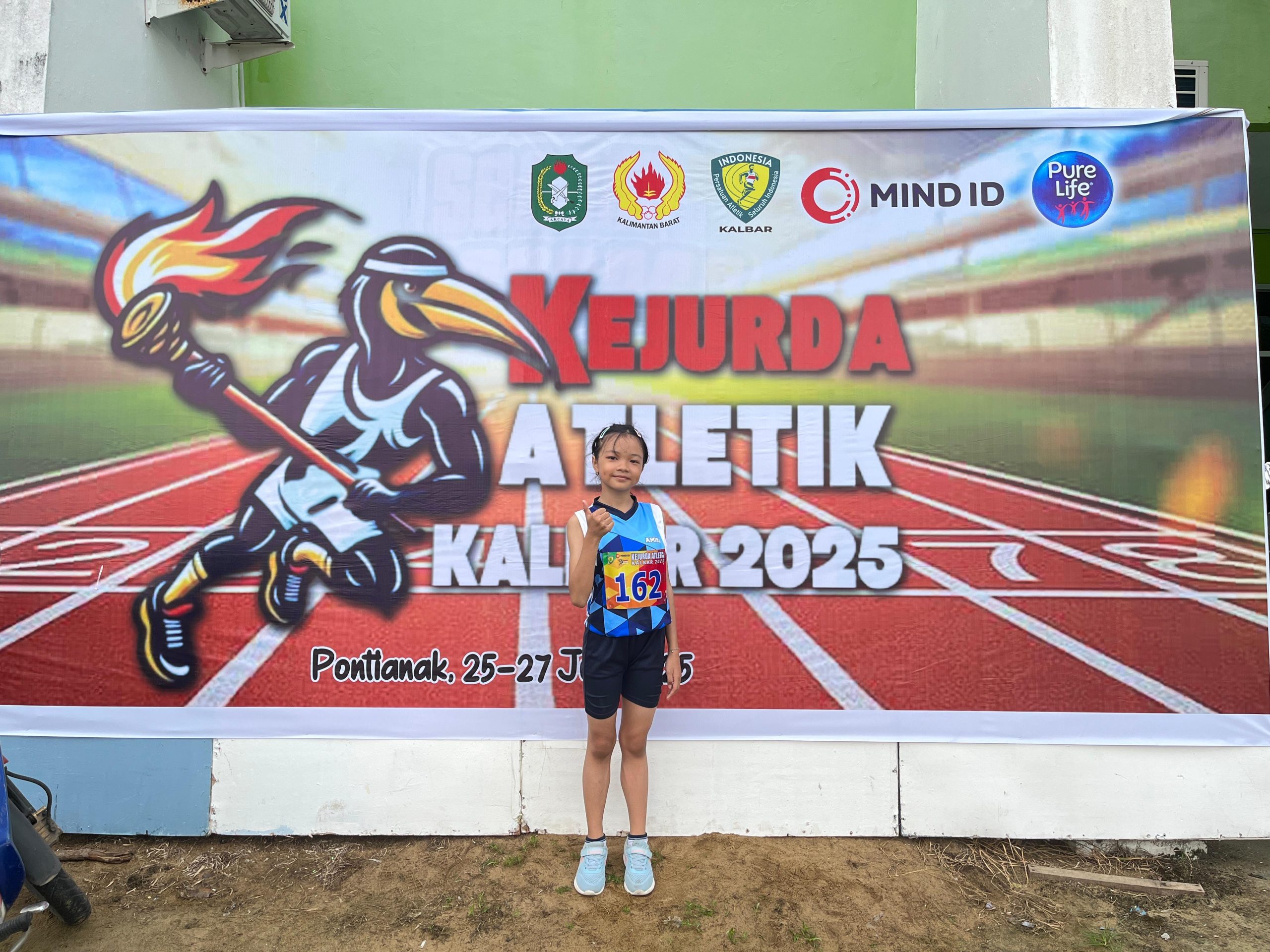 Finish di Peringkat 4 Kejurda Kalbar, Amira Menjadi Kuda Hitam Pontianak di Lintasan Lari
